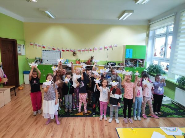 Prace plastyczne w oddziale 0