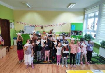 Prace plastyczne w oddziale 0