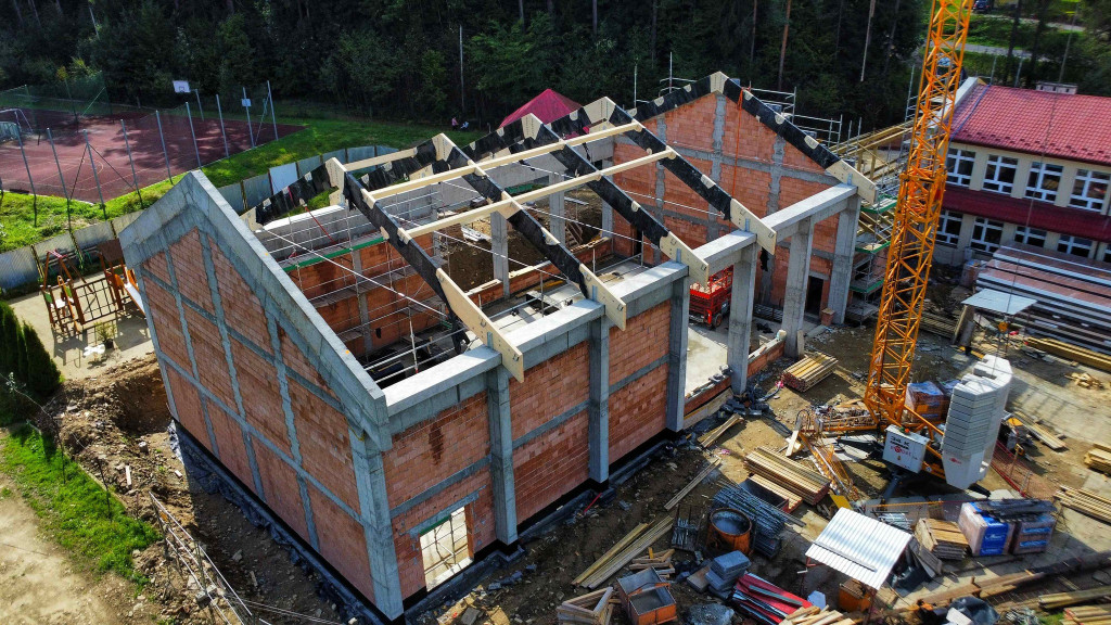 Budowa sali gimnastycznej