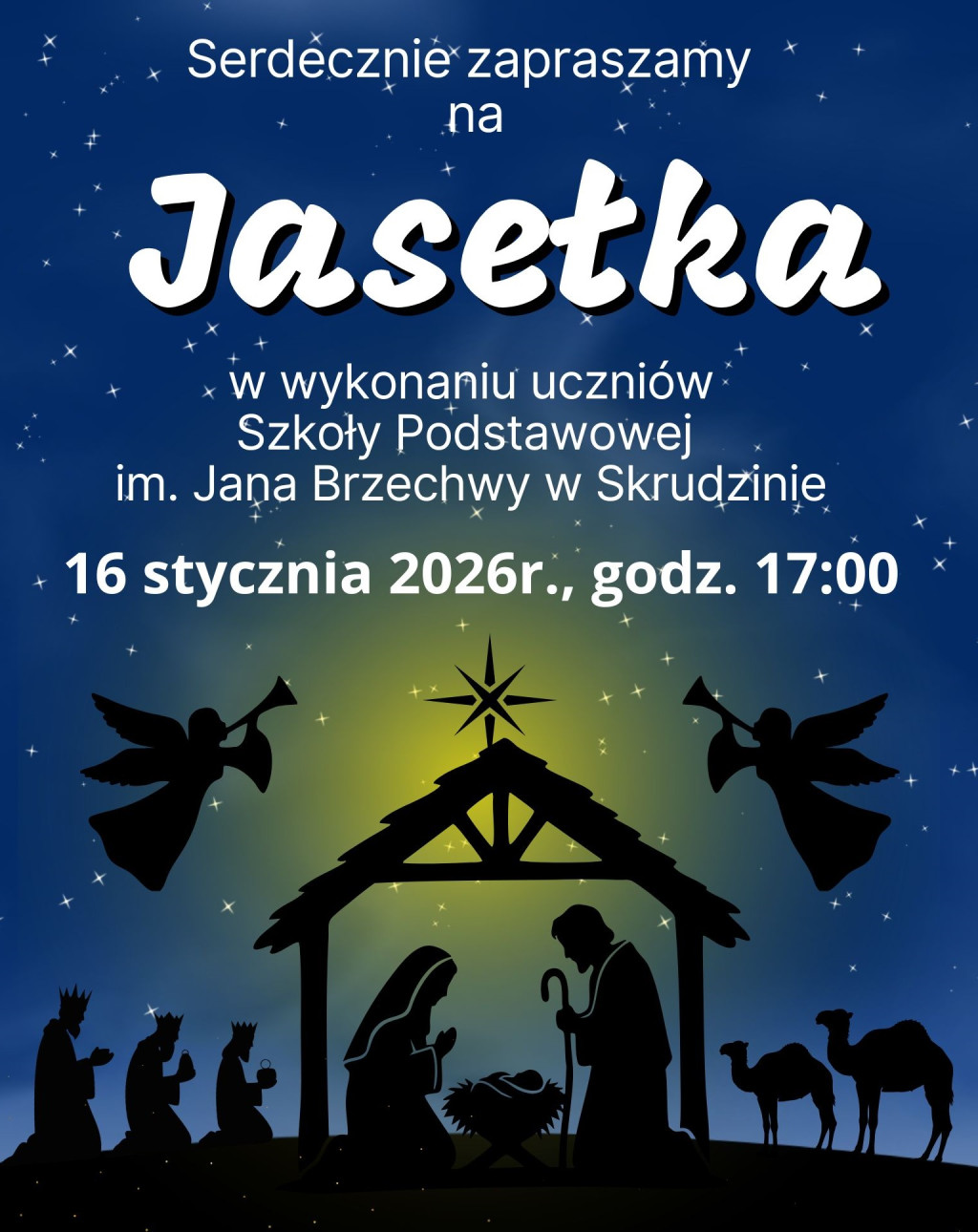 Zapraszamy na Jasełka