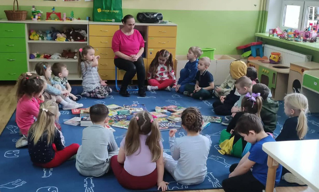 Warsztaty biblioteczne w oddziale przedszkolnym